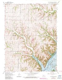 Download a high-resolution, GPS-compatible USGS topo map for Blue Rapids SW, KS (1983 edition)