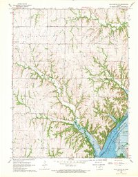 Download a high-resolution, GPS-compatible USGS topo map for Blue Rapids SW, KS (1970 edition)