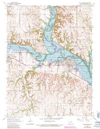 Download a high-resolution, GPS-compatible USGS topo map for Blue Rapids, KS (1983 edition)