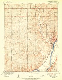 Download a high-resolution, GPS-compatible USGS topo map for Bonner Springs, KS (1951 edition)