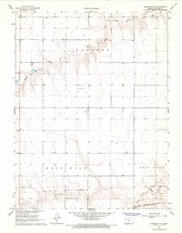 Download a high-resolution, GPS-compatible USGS topo map for Brewster NE, KS (1968 edition)