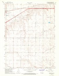 Download a high-resolution, GPS-compatible USGS topo map for Brewster SE, KS (1968 edition)