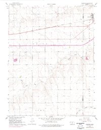 Download a high-resolution, GPS-compatible USGS topo map for Brewster, KS (1977 edition)