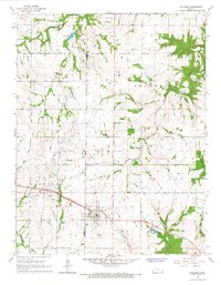 Download a high-resolution, GPS-compatible USGS topo map for Bronson, KS (1967 edition)