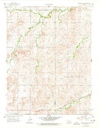 Download a high-resolution, GPS-compatible USGS topo map for Brookville SW, KS (1978 edition)