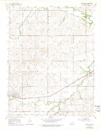 Download a high-resolution, GPS-compatible USGS topo map for Brookville, KS (1978 edition)