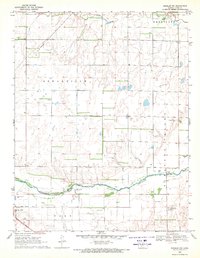 Download a high-resolution, GPS-compatible USGS topo map for Bucklin NW, KS (1971 edition)