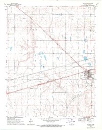 Download a high-resolution, GPS-compatible USGS topo map for Bucklin, KS (1971 edition)
