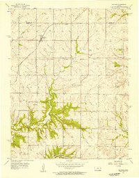 Download a high-resolution, GPS-compatible USGS topo map for Bucyrus, KS (1957 edition)