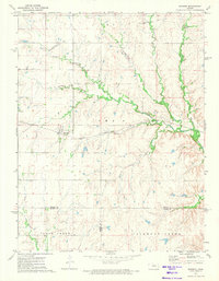 Download a high-resolution, GPS-compatible USGS topo map for Burdick, KS (1974 edition)