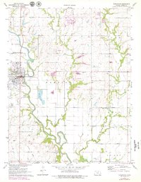 Download a high-resolution, GPS-compatible USGS topo map for Burlington, KS (1979 edition)