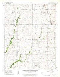 Download a high-resolution, GPS-compatible USGS topo map for Burns, KS (1963 edition)