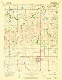 Download a high-resolution, GPS-compatible USGS topo map for Burrton, KS (1960 edition)