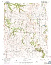 Download a high-resolution, GPS-compatible USGS topo map for Bush City, KS (1983 edition)