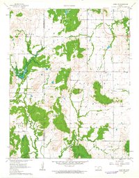 Download a high-resolution, GPS-compatible USGS topo map for Caney NW, KS (1963 edition)
