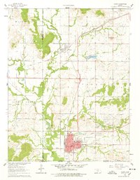 Download a high-resolution, GPS-compatible USGS topo map for Caney, KS (1978 edition)