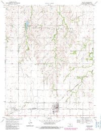 Download a high-resolution, GPS-compatible USGS topo map for Canton, KS (1985 edition)