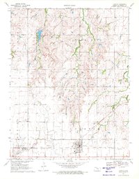 Download a high-resolution, GPS-compatible USGS topo map for Canton, KS (1972 edition)