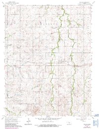 Download a high-resolution, GPS-compatible USGS topo map for Carlton, KS (1985 edition)