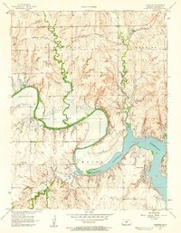 Download a high-resolution, GPS-compatible USGS topo map for Carneiro, KS (1958 edition)