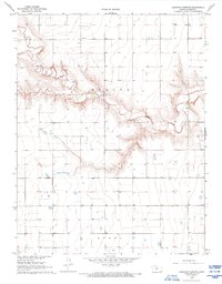 Download a high-resolution, GPS-compatible USGS topo map for Carwood Cemetery, KS (1993 edition)