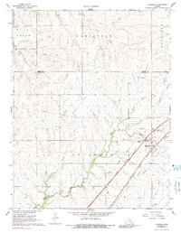 Download a high-resolution, GPS-compatible USGS topo map for Cassoday, KS (1991 edition)