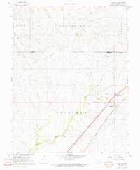 Download a high-resolution, GPS-compatible USGS topo map for Cassoday, KS (1968 edition)