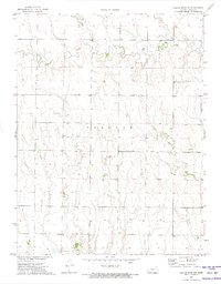preview thumbnail of historical topo map of Trego County, KS in 1972