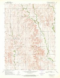 Download a high-resolution, GPS-compatible USGS topo map for Cawker City NW, KS (1971 edition)