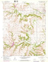 Download a high-resolution, GPS-compatible USGS topo map for Cedar Vale West, KS (1979 edition)