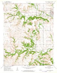 Download a high-resolution, GPS-compatible USGS topo map for Cedar Vale West, KS (1963 edition)