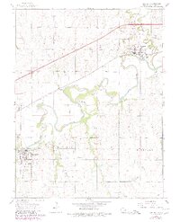 1964 Map of Chapman, 1980 Print