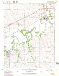 Download a high-resolution, GPS-compatible USGS topo map for Chapman, KS (1980 edition)