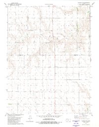 Download a high-resolution, GPS-compatible USGS topo map for Chardon SE, KS (1981 edition)