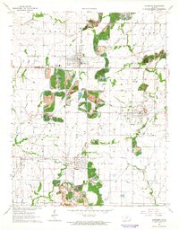 Download a high-resolution, GPS-compatible USGS topo map for Cherokee, KS (1965 edition)