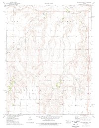 Download a high-resolution, GPS-compatible USGS topo map for Cheyenne Creek, KS (1976 edition)