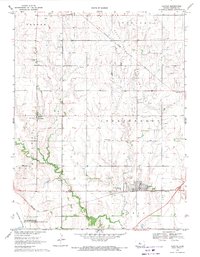 Download a high-resolution, GPS-compatible USGS topo map for Claflin, KS (1971 edition)