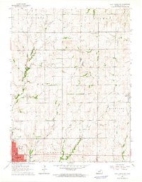 Download a high-resolution, GPS-compatible USGS topo map for Clay Center NE, KS (1965 edition)