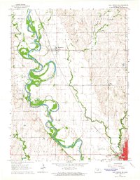 Download a high-resolution, GPS-compatible USGS topo map for Clay Center NW, KS (1965 edition)