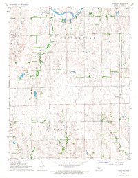 Download a high-resolution, GPS-compatible USGS topo map for Cleveland, KS (1968 edition)