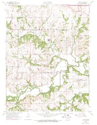 Download a high-resolution, GPS-compatible USGS topo map for Clinton, KS (1971 edition)
