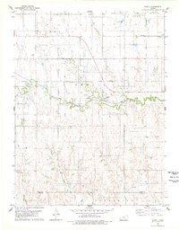 Download a high-resolution, GPS-compatible USGS topo map for Codell, KS (1979 edition)