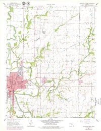 Download a high-resolution, GPS-compatible USGS topo map for Coffeyville East, KS (1979 edition)