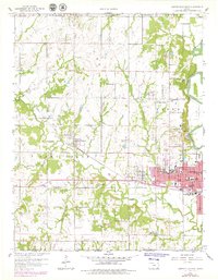 Download a high-resolution, GPS-compatible USGS topo map for Coffeyville West, KS (1979 edition)