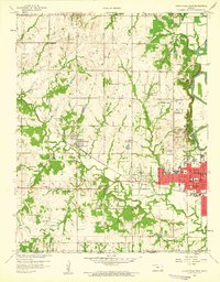 Download a high-resolution, GPS-compatible USGS topo map for Coffeyville West, KS (1960 edition)
