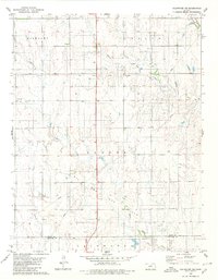 Download a high-resolution, GPS-compatible USGS topo map for Coldwater NE, KS (1980 edition)