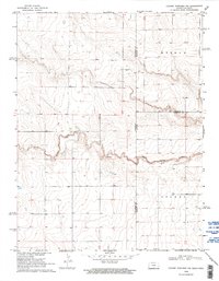 preview thumbnail of historical topo map of Cheyenne County, KS in 1969