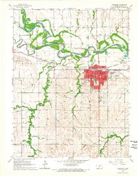 Download a high-resolution, GPS-compatible USGS topo map for Concordia, KS (1966 edition)