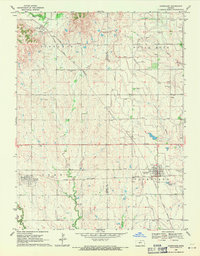 Download a high-resolution, GPS-compatible USGS topo map for Courtland, KS (1971 edition)