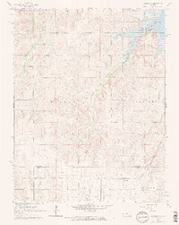 1964 Map of Crawford, 1965 Print